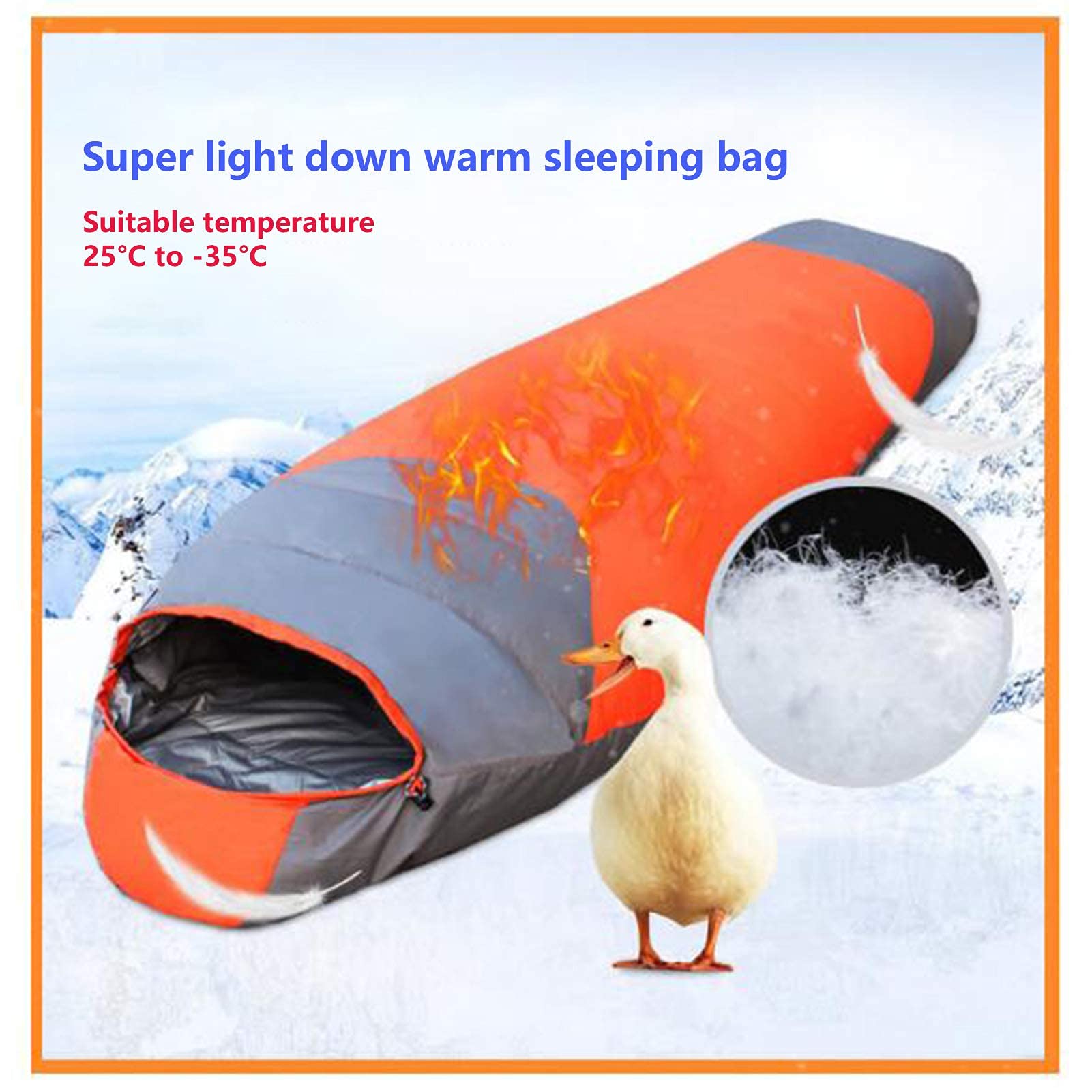 WHITE  DOWN SLEEPING BAG ×2コ 日本製 Amazon.co.jp: Lazy Sleeping Bag、1800G White Duck Down